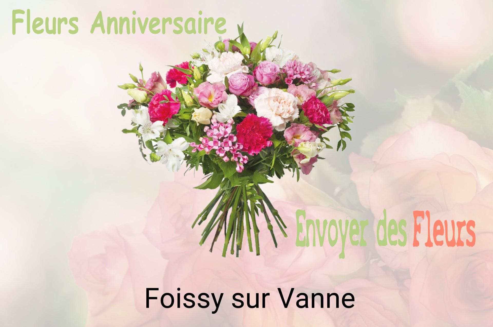 Bouquet de fleurs d’anniversaire livré à Foissy-sur-Vanne