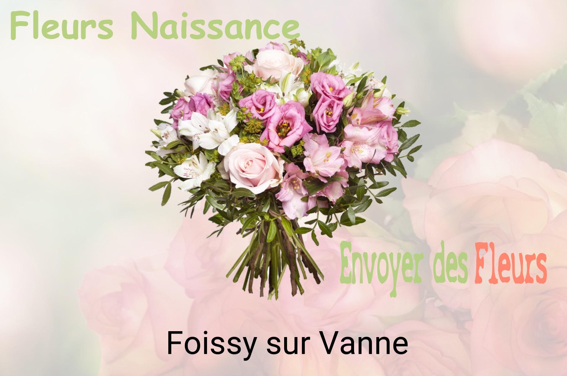 Bouquet de fleurs de naissance livré à Foissy-sur-Vanne